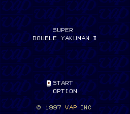 Super Double Yakuman II screenshot 3 for Super Famicom